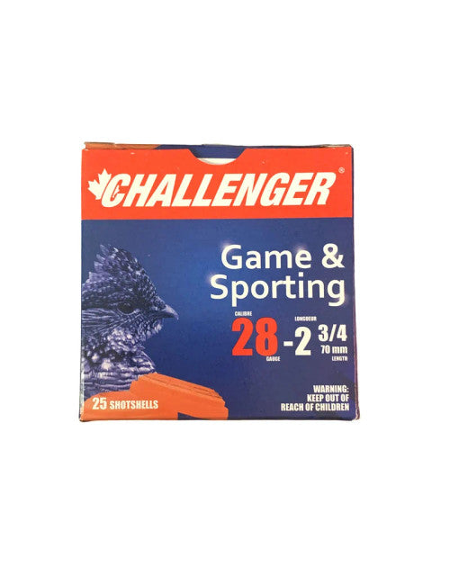 Challenger, 28 Gauge,  2-3/4", #9 Target, 3/4 oz (25 rnds)