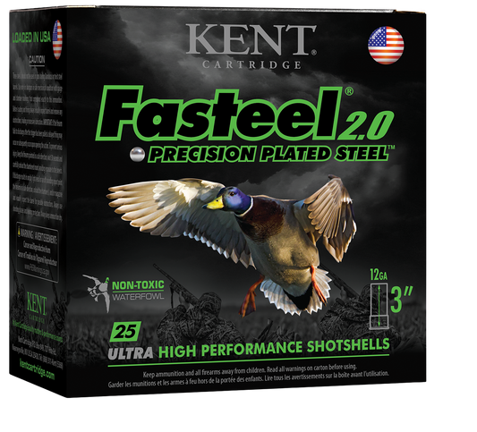 Kent Fasteel 12GA 3" 1-1/4OZ, #2, - K123FS36-2 (25)