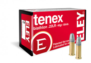 Eley Tenex Biathlon, .22 LR, Lead Flat Nose, 40 gr. (50 rnds)