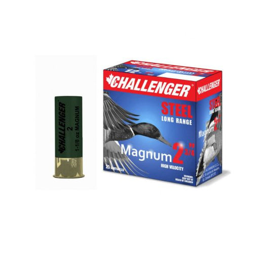 Challenger 12 Gauge 2-3/4", #3 Steel, 1-1/8oz