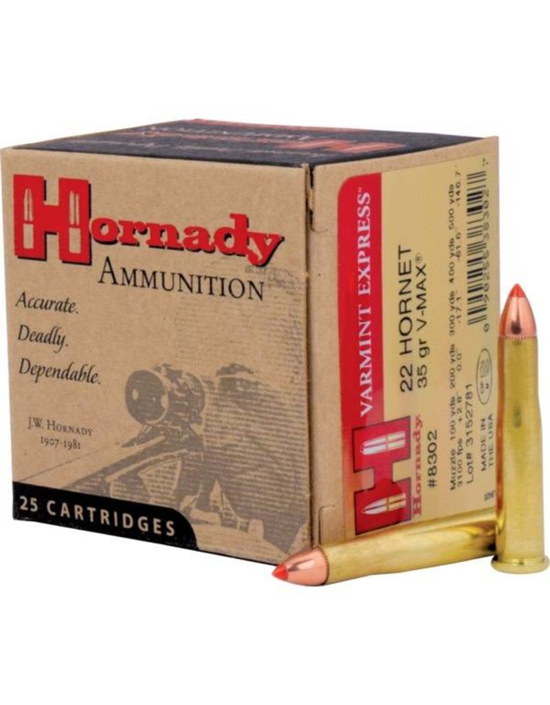 22 HORNET 35GR V-MAX (25 PER/BOX)