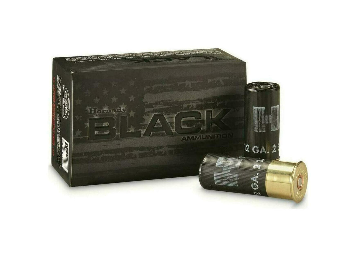 12 GA 00 Buckshot Hornady BLACK