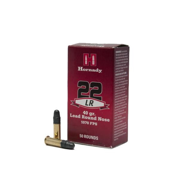 HORNADY 22 LR AMMO 40GR LRN