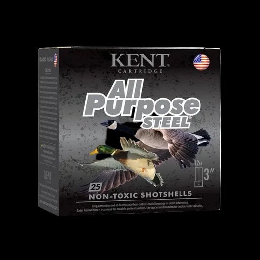 Kent All Purpose Steel 12 Ga 3", 1 1/4oz, #4, AP123S36-4 (25)