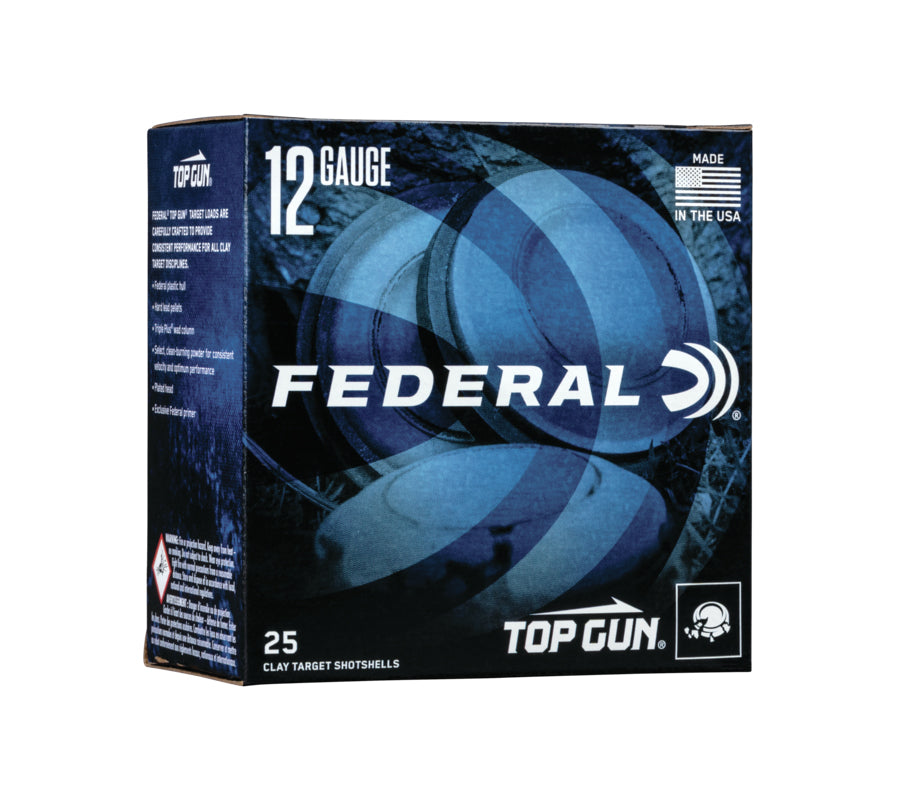 Federal Top Gun, 12 Gauge, 2-3/4", #8 shot, 1-1/8oz (25)