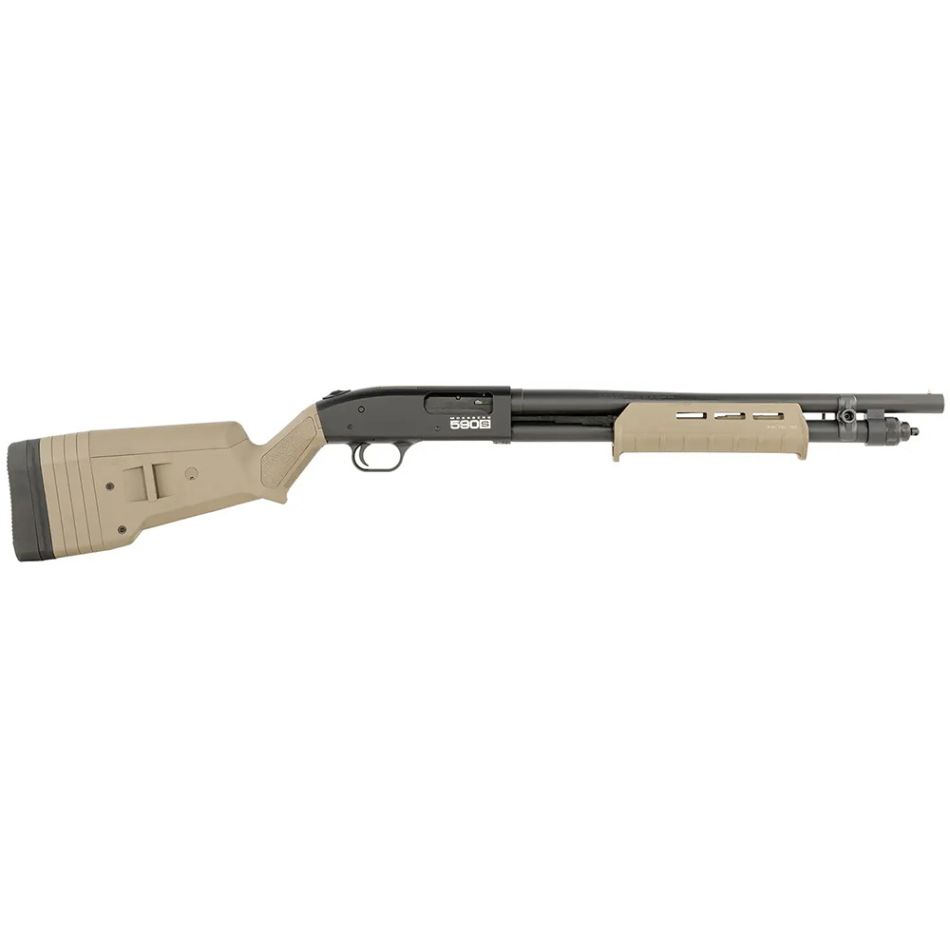Mossberg 590S Magpul, Pump Action, 12 Gauge, 3" Chamber, 18.5" Barrel, FDE