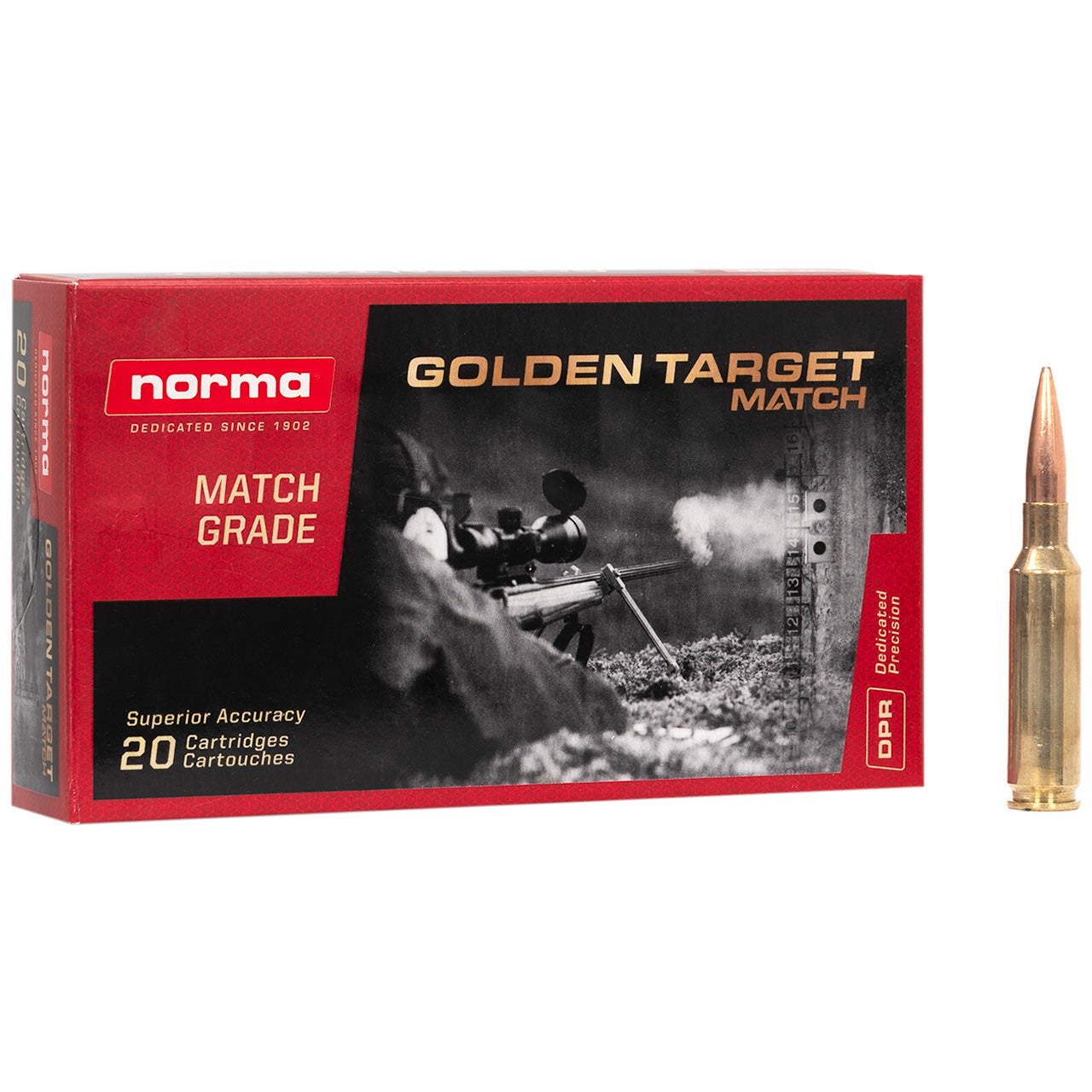 Norma Ammo Golden Target 6.5 Creedmoor 143gr 20rd Box