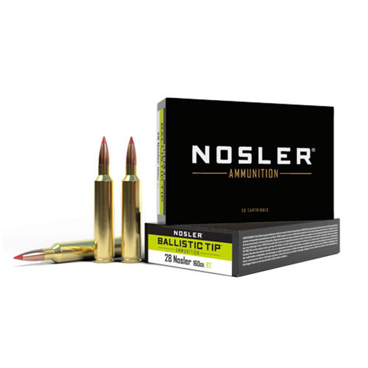 Nosler 28 Nosler, 160 gr Ballistic Tip Hunting Ammunition