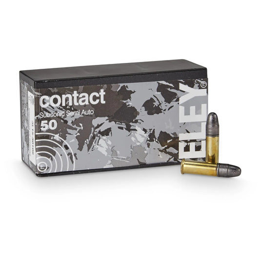 Eley Subsonic Semi-Auto Contact, .22 LR, Lead Round Nose, 42 gr. (50 rnds)
