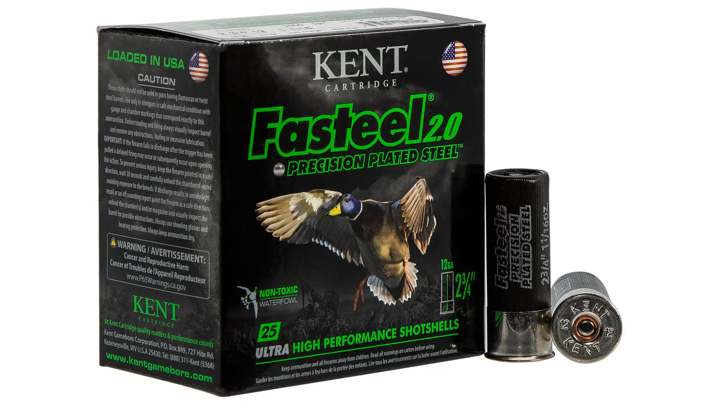 Kent Fasteel 2.0 12GA, 3", 1-1/8oz, #4 - K123FS32-4 (25)