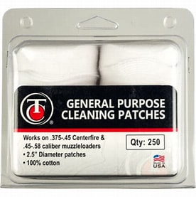 Thompson Center Cleaning Patches, 2.5", 250 Pk