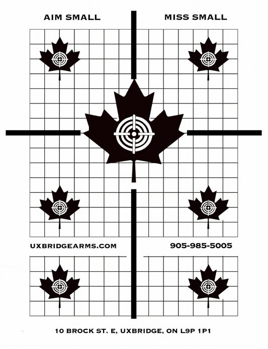 Uxbridge Arms 8"x11" Target (50 Pack)