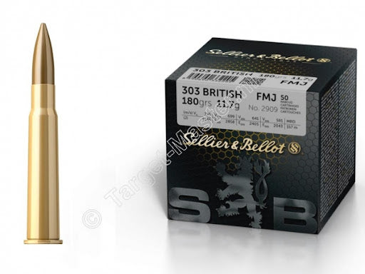 Sellier & Bellot .303 British 180gr FMJ 50rds