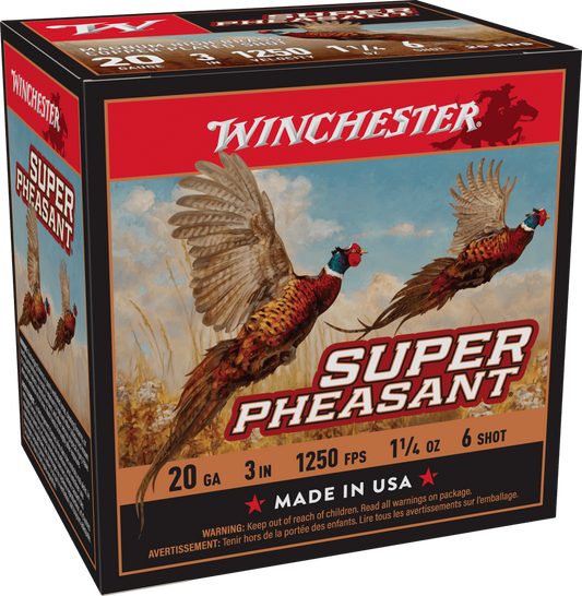 WINCHESTER 20 GA 3" 1.25 OZ. #6 LEAD