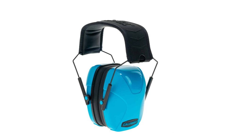 Caldwell Youth Passive Earmuffs - Neon Blue